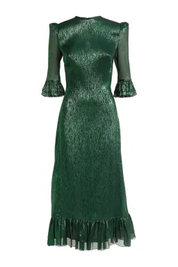 The Vampire's Wife The Falconetti Midi Dress Green Size UK 10 for rent on The Volte - image 5