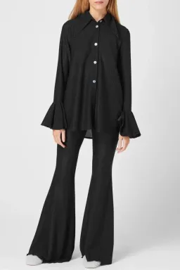 Sleeper Cosmos Flare Lounge Suit Black Size UK 8 for rent on The Volte - image 3