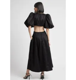 Aje Vanades Cut Out Dress Black Size UK 10 for rent on The Volte - image 3