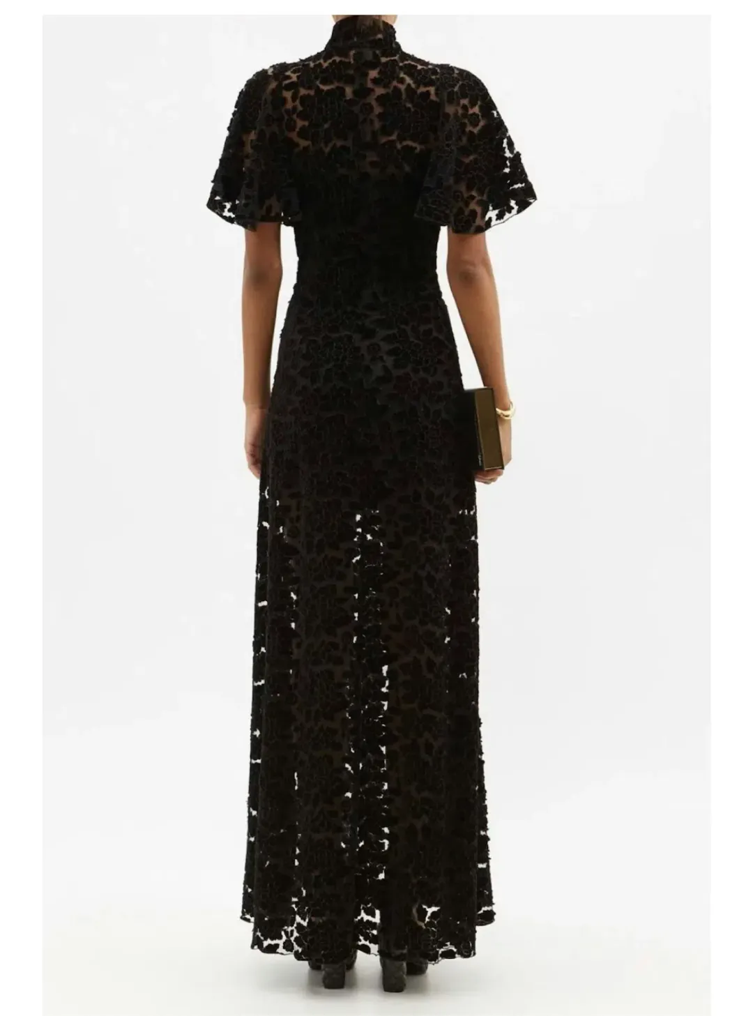 The Vampire's Wife Night Tremors Lace Gown Black Size UK 10 for rent on The Volte - main image
