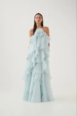 Aje Pandorea Layered Maxi Dress for rent on The Volte - image 3