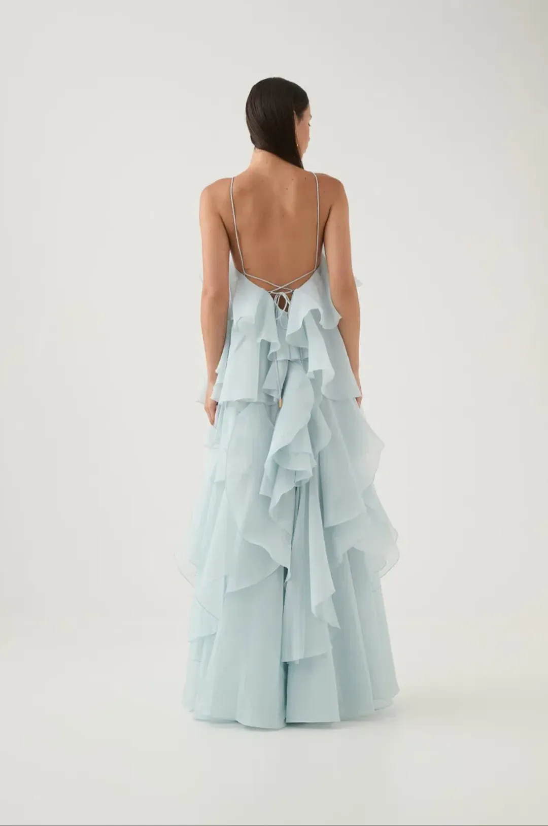 Aje Pandorea Layered Maxi Dress for rent on The Volte - main image