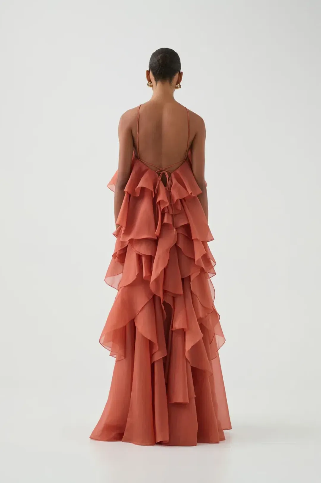 Aje Pandorea Layered Maxi Dress for rent on The Volte - main image