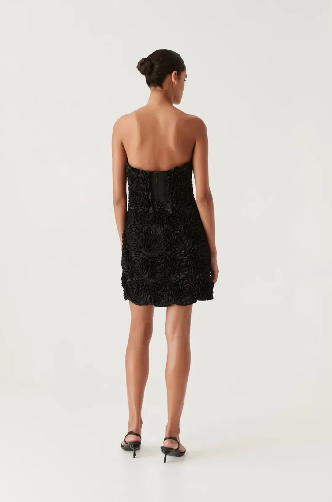 Aje Gazer Rosette Mini Dress for rent on The Volte - main image
